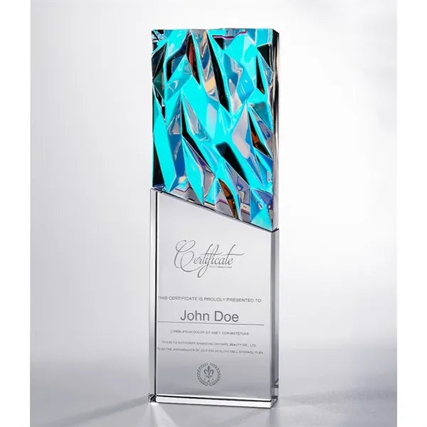 Dazzling Crystal Glass Trophy