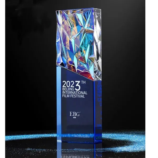 Dazzling Crystal Glass Trophy
