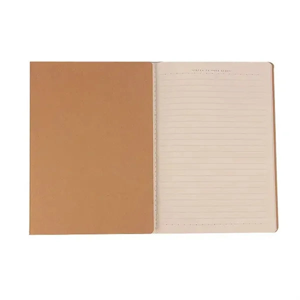 Kraft Paper Notebook Ruled Line Book