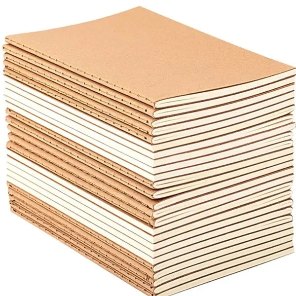 Kraft Paper Notebook Ruled Line Book