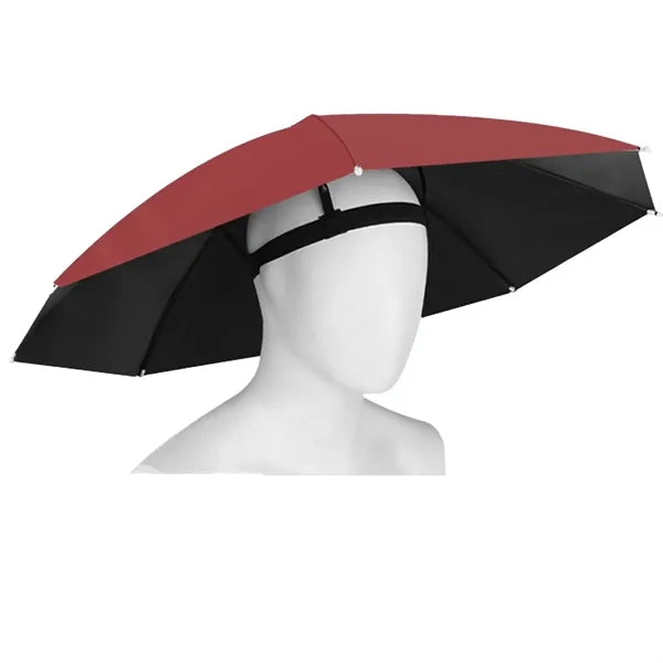 Head Umbrella Hat Summer Popular Sun With Elastic Band