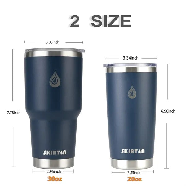 30oz Stainless Steel Tumbler insulated with lid