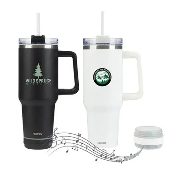 40 OZ Stainless Steel tumbler with Bluetooth Speaker Series