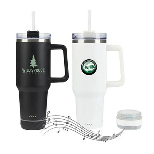 40 OZ Stainless Steel tumbler with Bluetooth Speaker Series