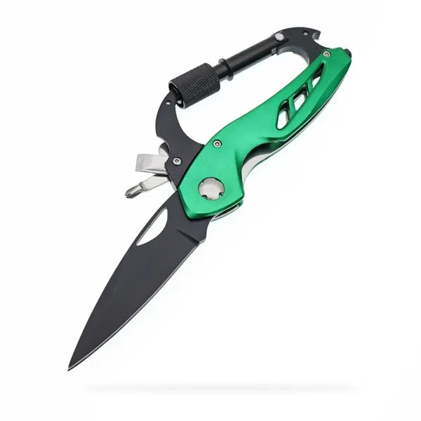 Multitool Carabiner with Pocket Knife