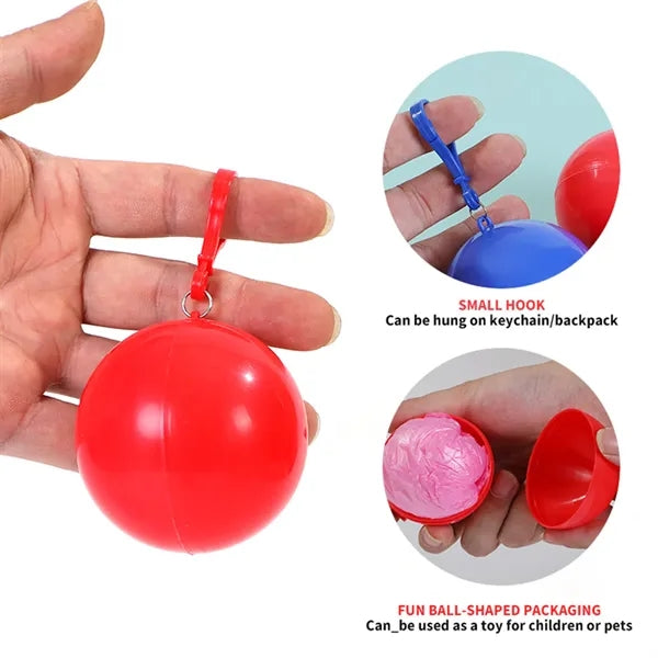 Disposable Compression Raincoat Ball-Compact and Convenient