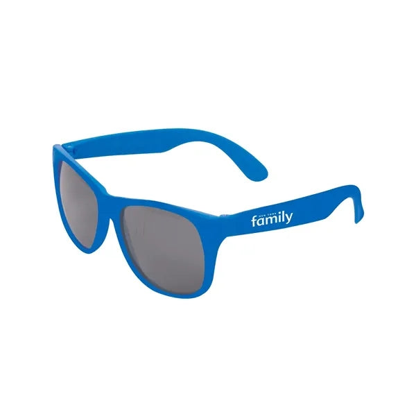 Kids Single Color Matte Sunglasses