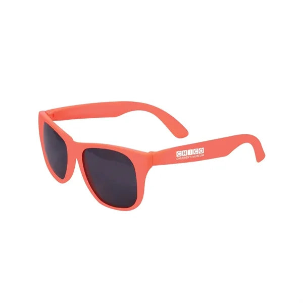 Kids Single Color Matte Sunglasses