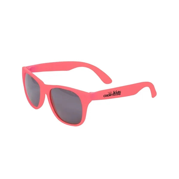 Kids Single Color Matte Sunglasses