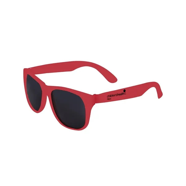 Kids Single Color Matte Sunglasses