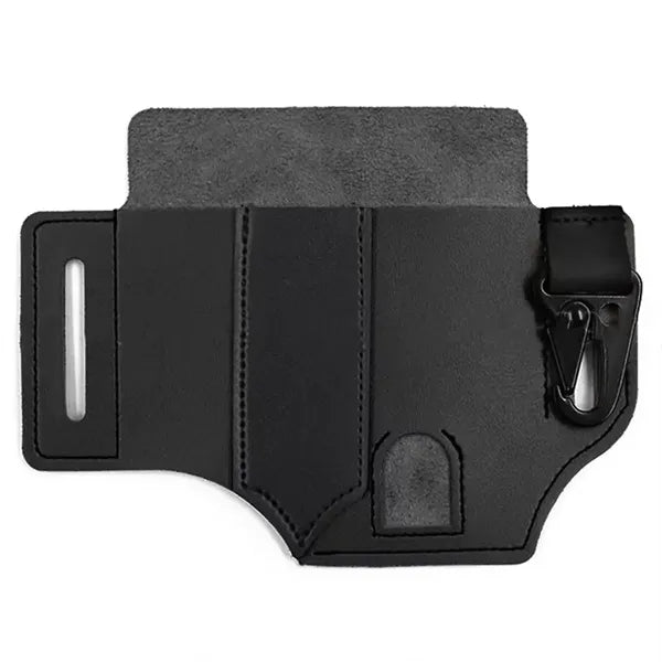 Multifunctional Storage Waist Bag Outdoor Tool Leather Case