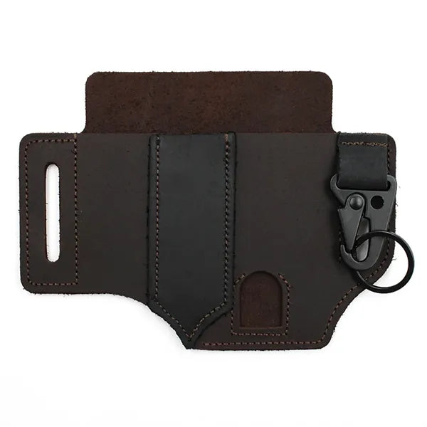 Multifunctional Storage Waist Bag Outdoor Tool Leather Case