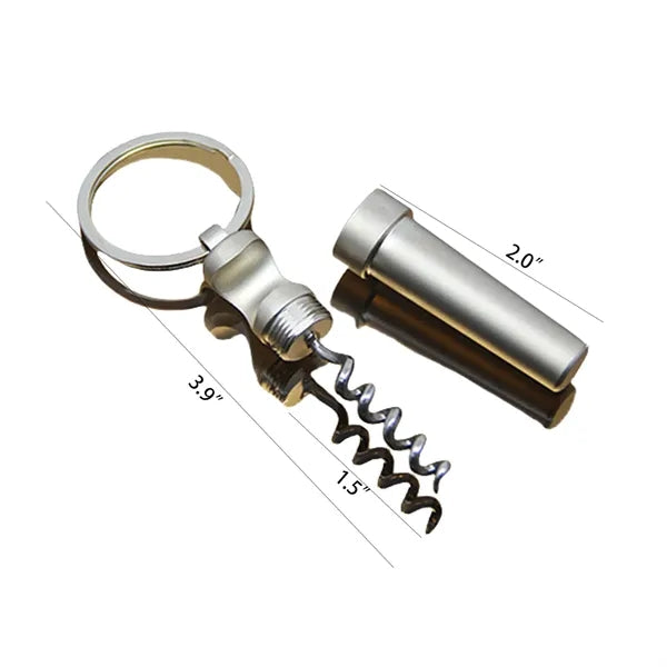 3 in 1 Portable Multi Keychain Corkscrew