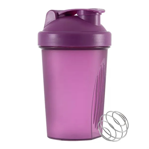 14oz Protein Powder Shake Bottle With Stainless Steel Ball