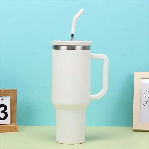 Stainless Steel Insulated Cup Travel Tumbler with Straw