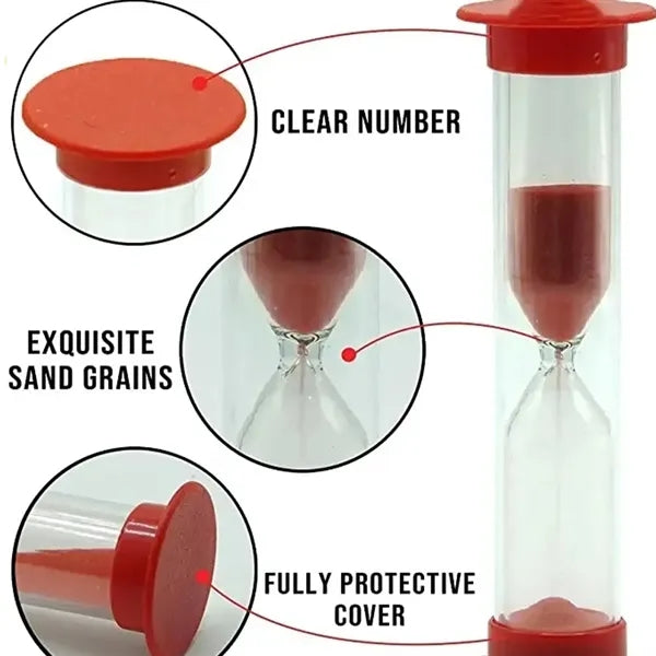 Plastic Board Game Sand timer Colorful Sandglass Hourglass