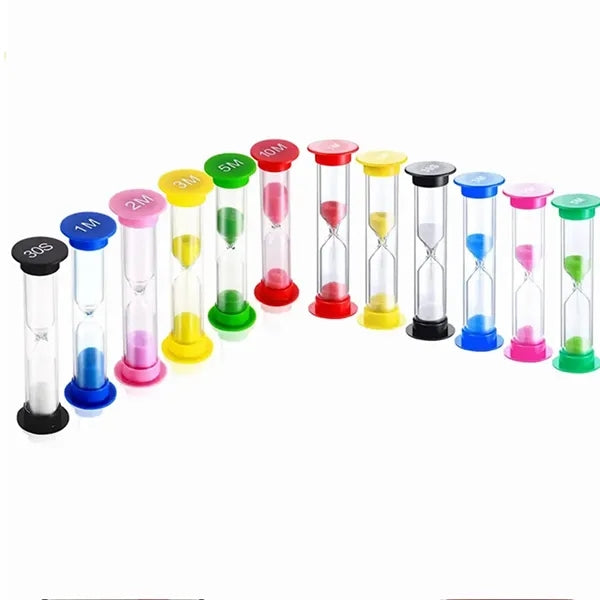 Plastic Board Game Sand timer Colorful Sandglass Hourglass