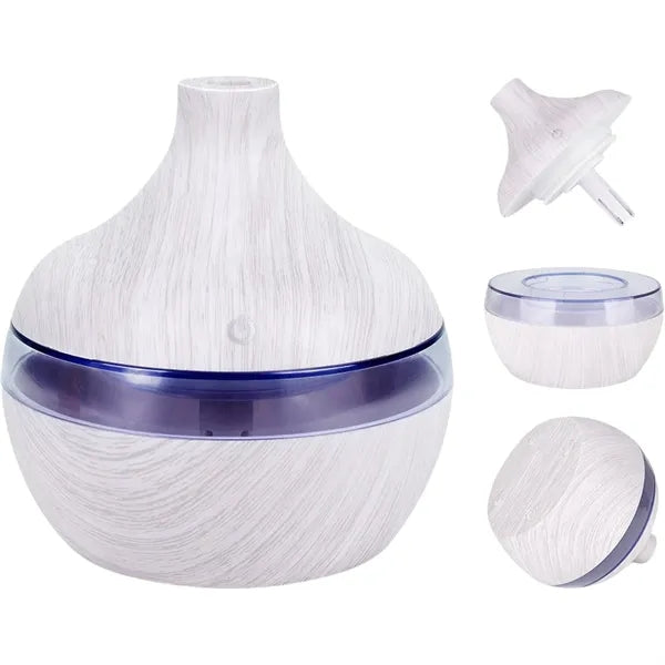 10oz USB Wood Grain Aromatherapy Diffuser