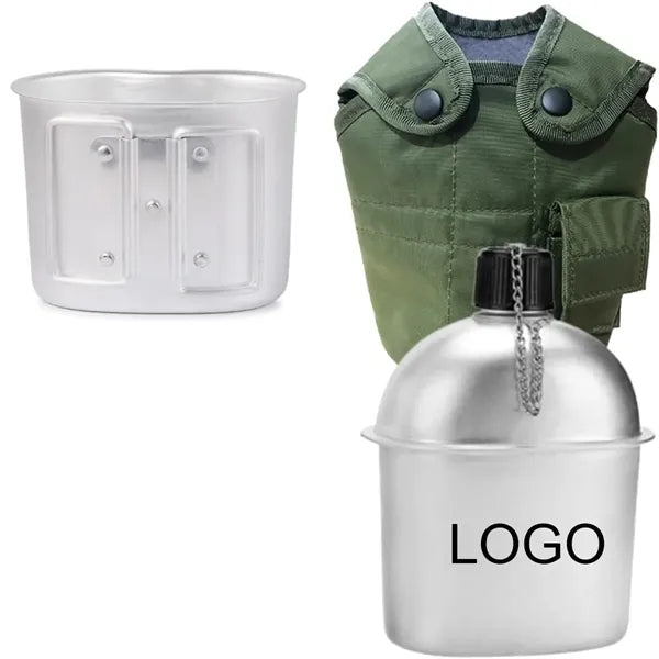 Military Canteen With Mug