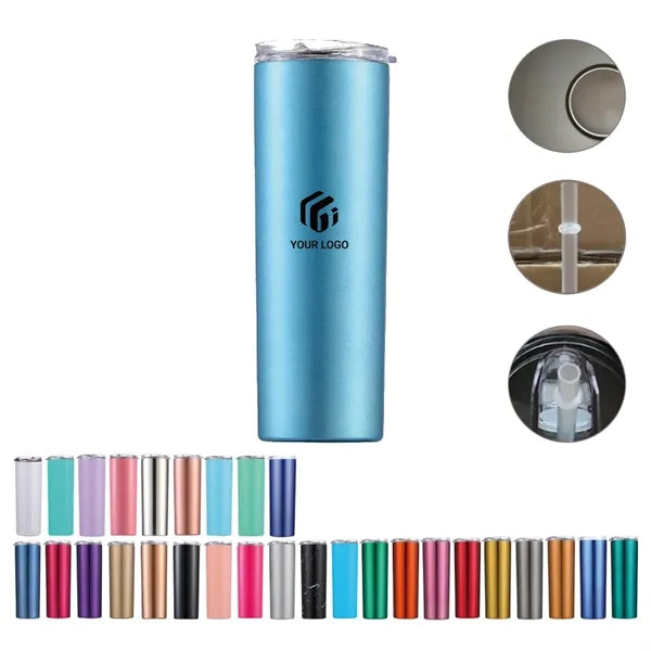 Stainless Steel Double Wall Insulated Cups with Lid