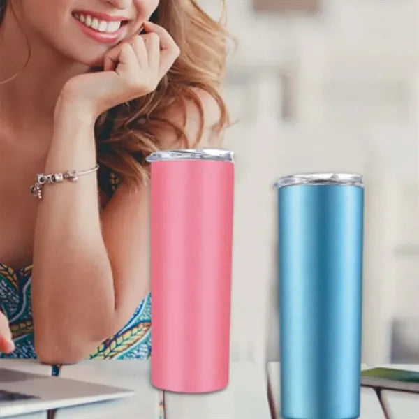 Stainless Steel Double Wall Insulated Cups with Lid