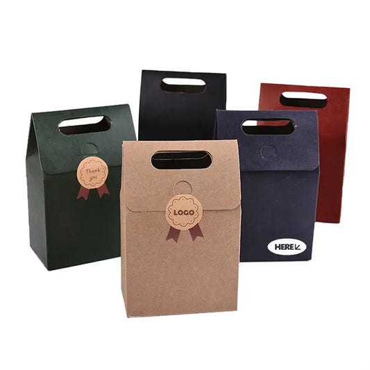 Vintage Customized Flap Gift Bags