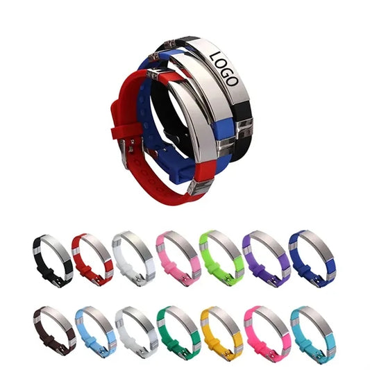 Stainless Steel Sports bracelets and Couples Wristbands