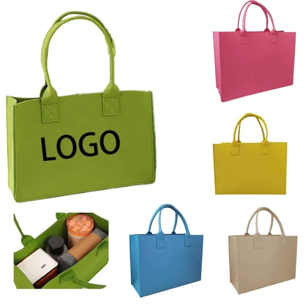 Large Capacity Felt Tote Bag
