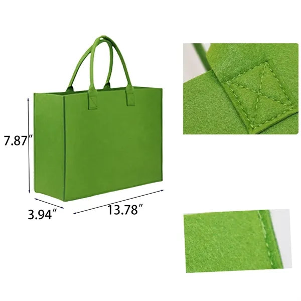 Large Capacity Felt Tote Bag