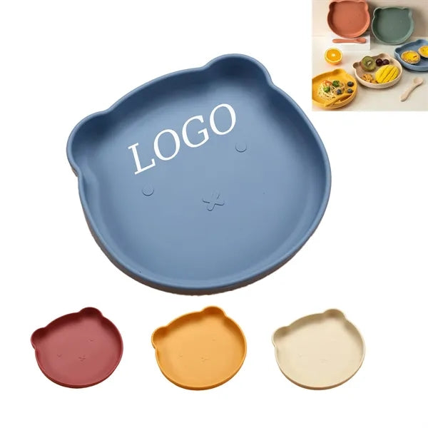 Food Grade Silicone Suction Cup Baby Plate