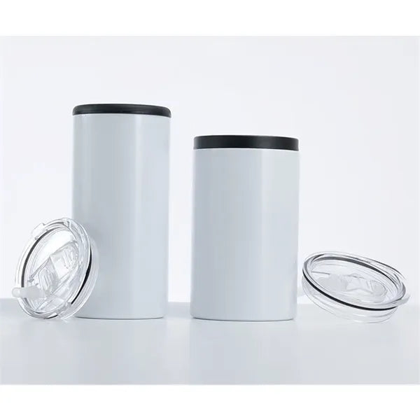 12oz 2-in-1 Insulated Can & Straw Tumbler
