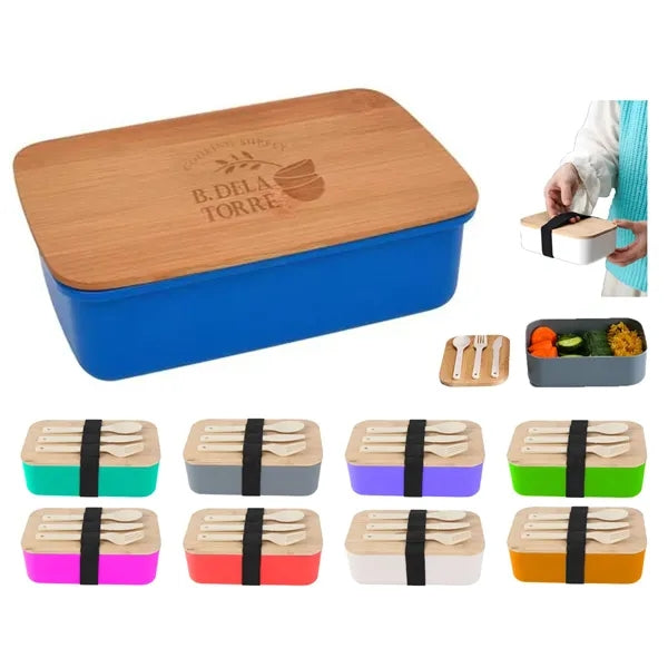 Lunch Set With Bamboo Lid