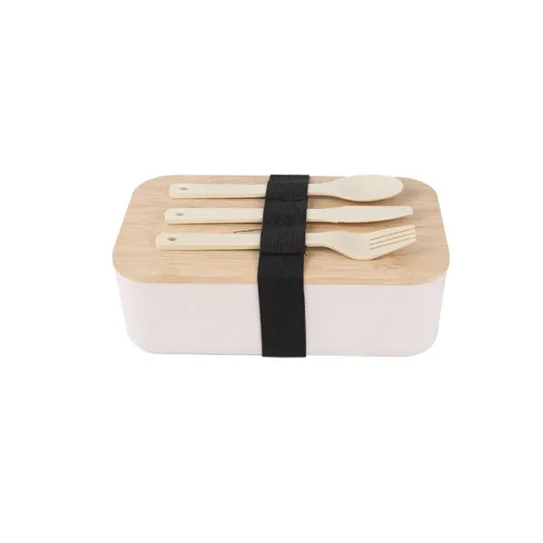 Lunch Set With Bamboo Lid