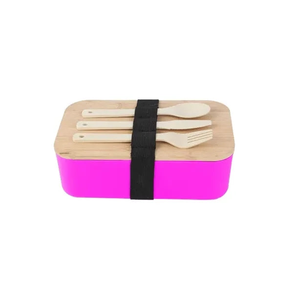 Lunch Set With Bamboo Lid
