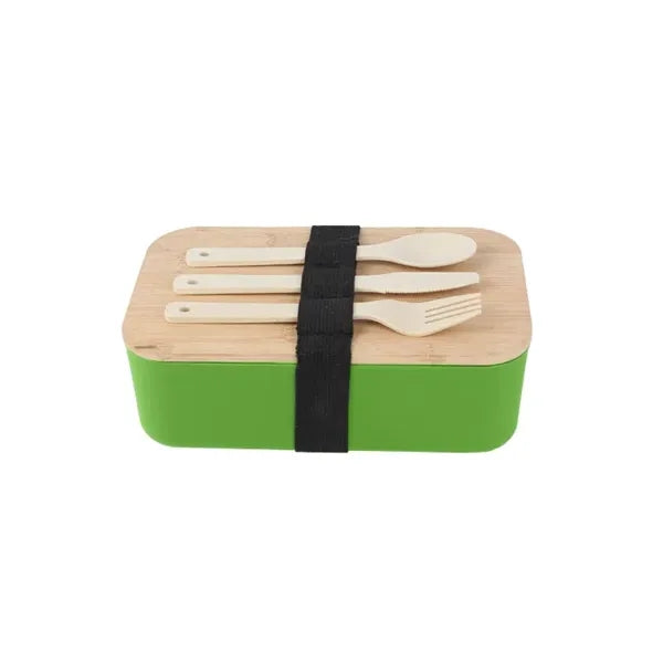 Lunch Set With Bamboo Lid