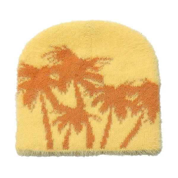 Coconut Tree Pattern Beanie