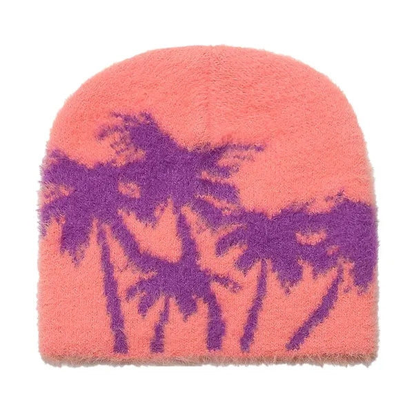 Coconut Tree Pattern Beanie