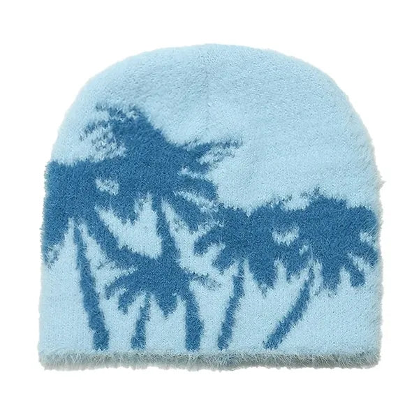 Coconut Tree Pattern Beanie