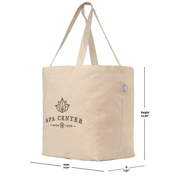 Shopper Tote - Recycled Cotton Blend - Heat Transfer