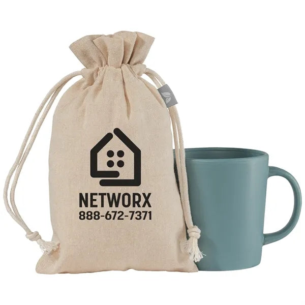 Small Gift Bag - Recycled Cotton Blend - Heat Transfer