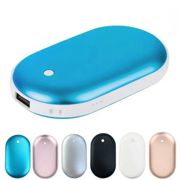 2 In 1 Portable Rechargeable USB Power Bank Hand Warmer
