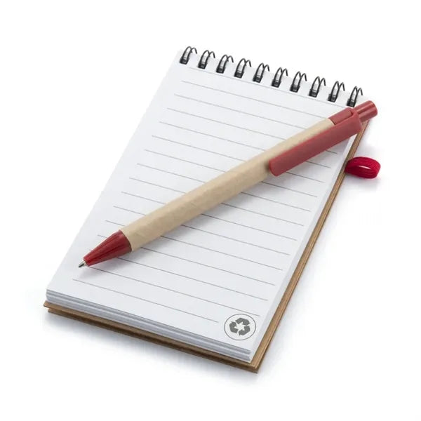 Eco Spiral Notebook Jotter with Pen