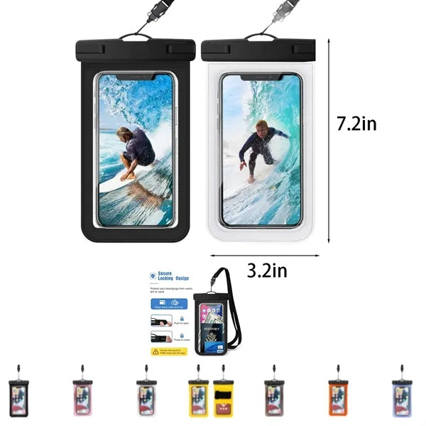 PVC Phone Waterproof Bag Touch Screen Outdoor