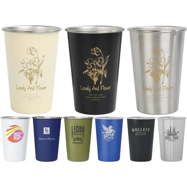 16oz Stainless Steel Pint Cup