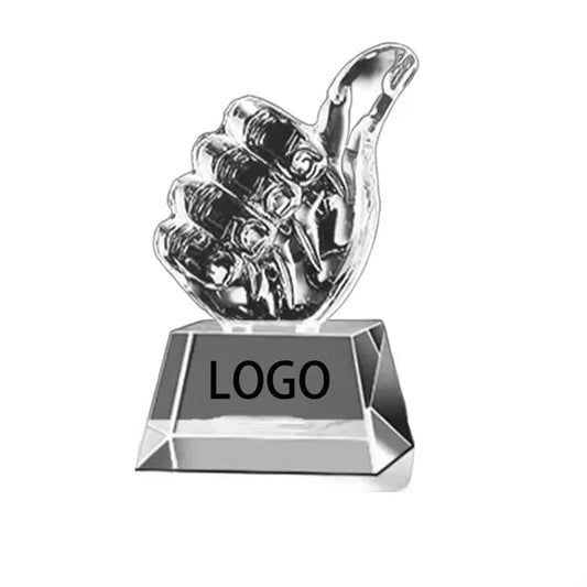 Creative Thumb Crystal Trophy Customization
