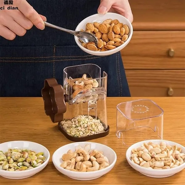 Portable Manual Multi-Functional Nut Grinder With Handle