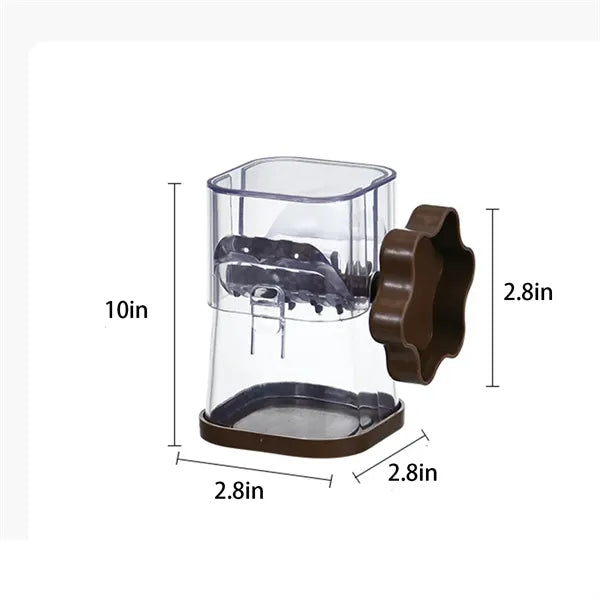 Portable Manual Multi-Functional Nut Grinder With Handle