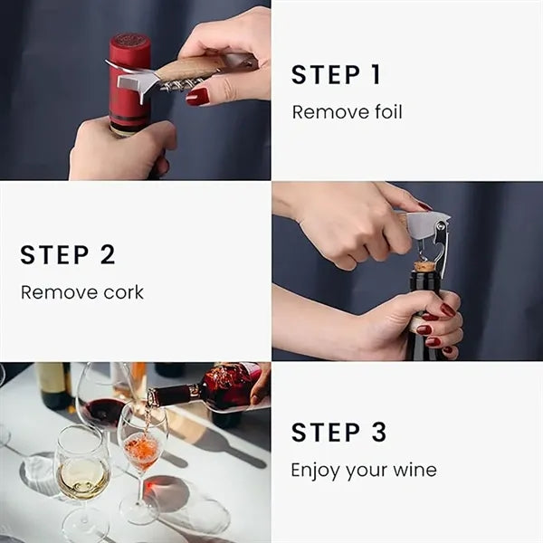 Multifunctional Bottle Wine Opener Fish Shape Folding Knife