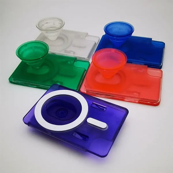 Magnetic Card Wallet Hand Holder with Phone Stand