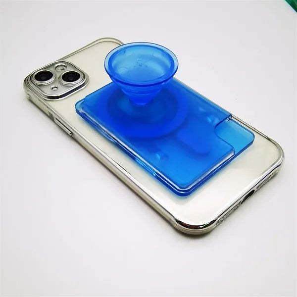 Magnetic Card Wallet Hand Holder with Phone Stand